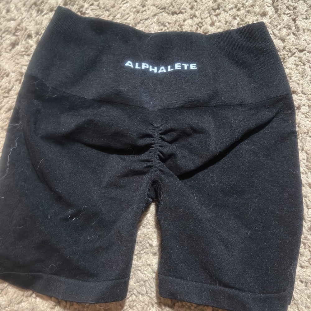 Alphalete amplify shorts size small black